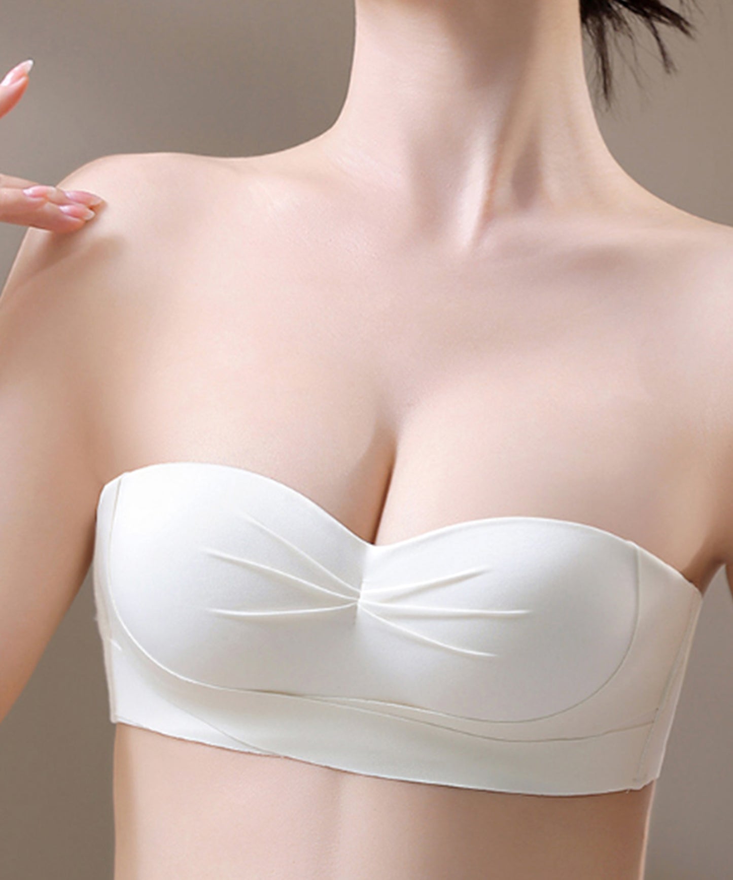 【2点セット】ソリッドカラー 2WAY 1/2 ブラ&ショーツ