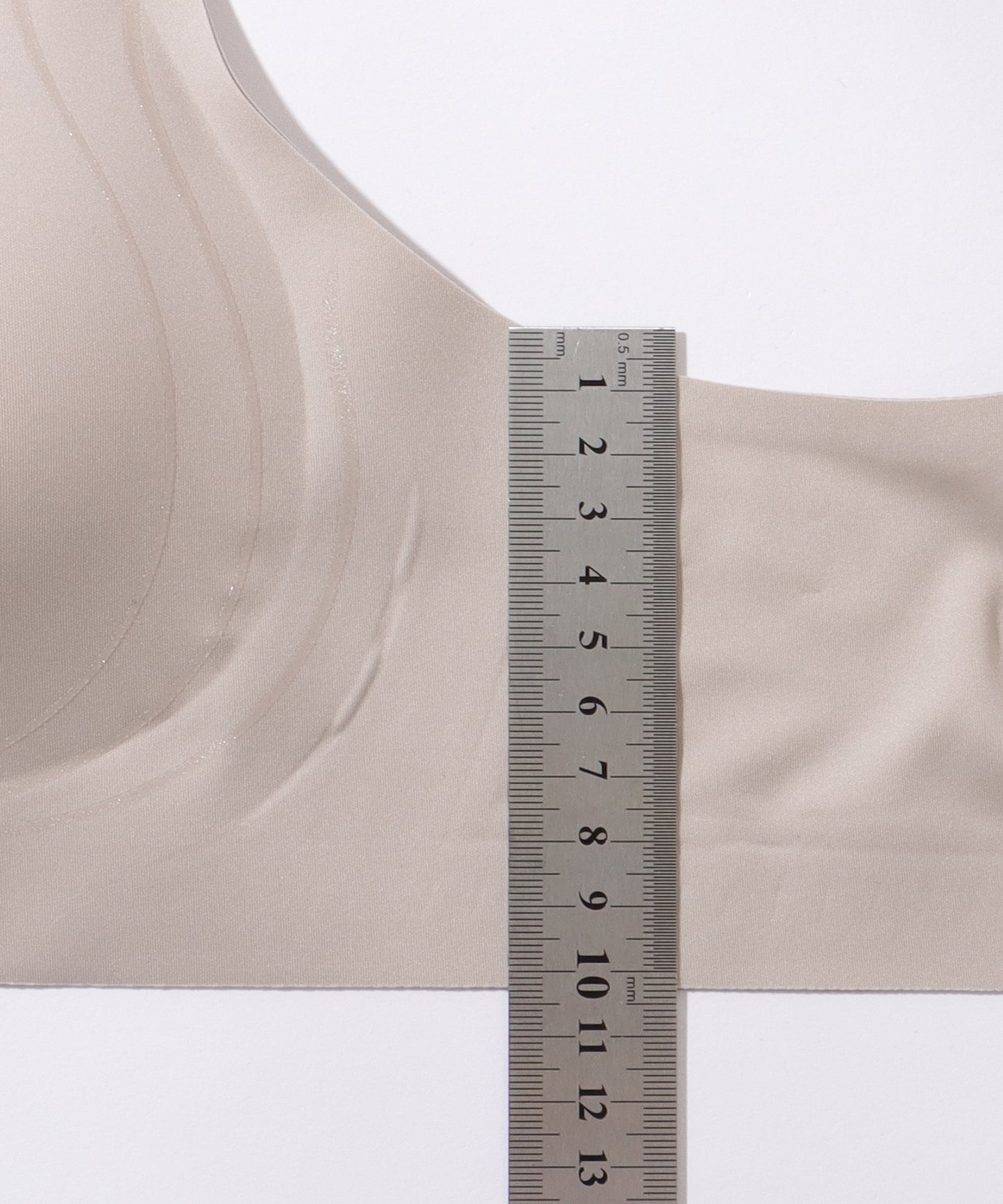 ソリッドカラー ノンワイヤー スムース 脇高 ブラ