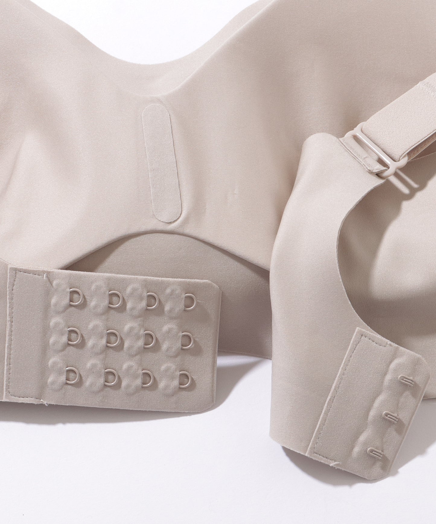 ソリッドカラー ノンワイヤー スムース 脇高 ブラ