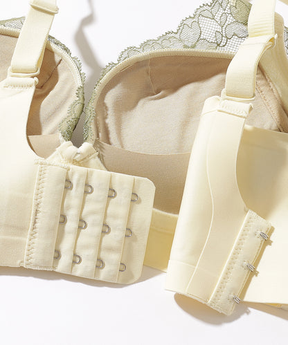 【2点セット】レース リボン 3/4 ブラジャー&ショーツ
