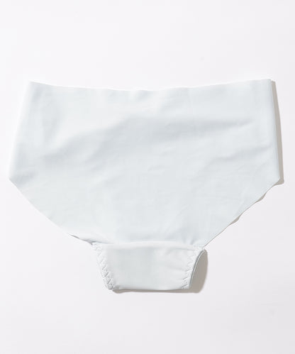 【2点セット】レース ギャザー ノンワイヤー ブラジャー&ショーツ