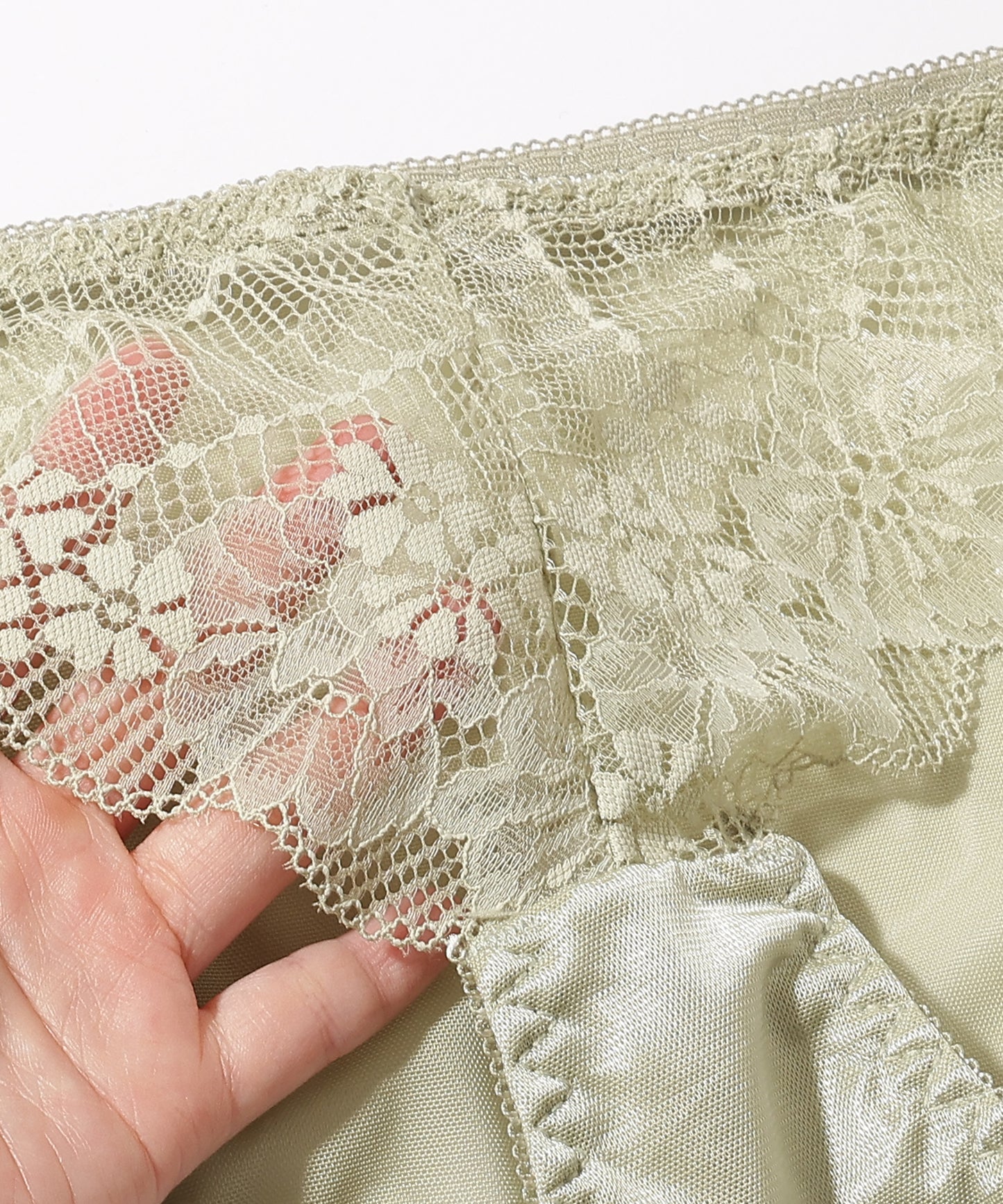 【2点セット】センター カットアウト レース ブラジャー&ショーツ