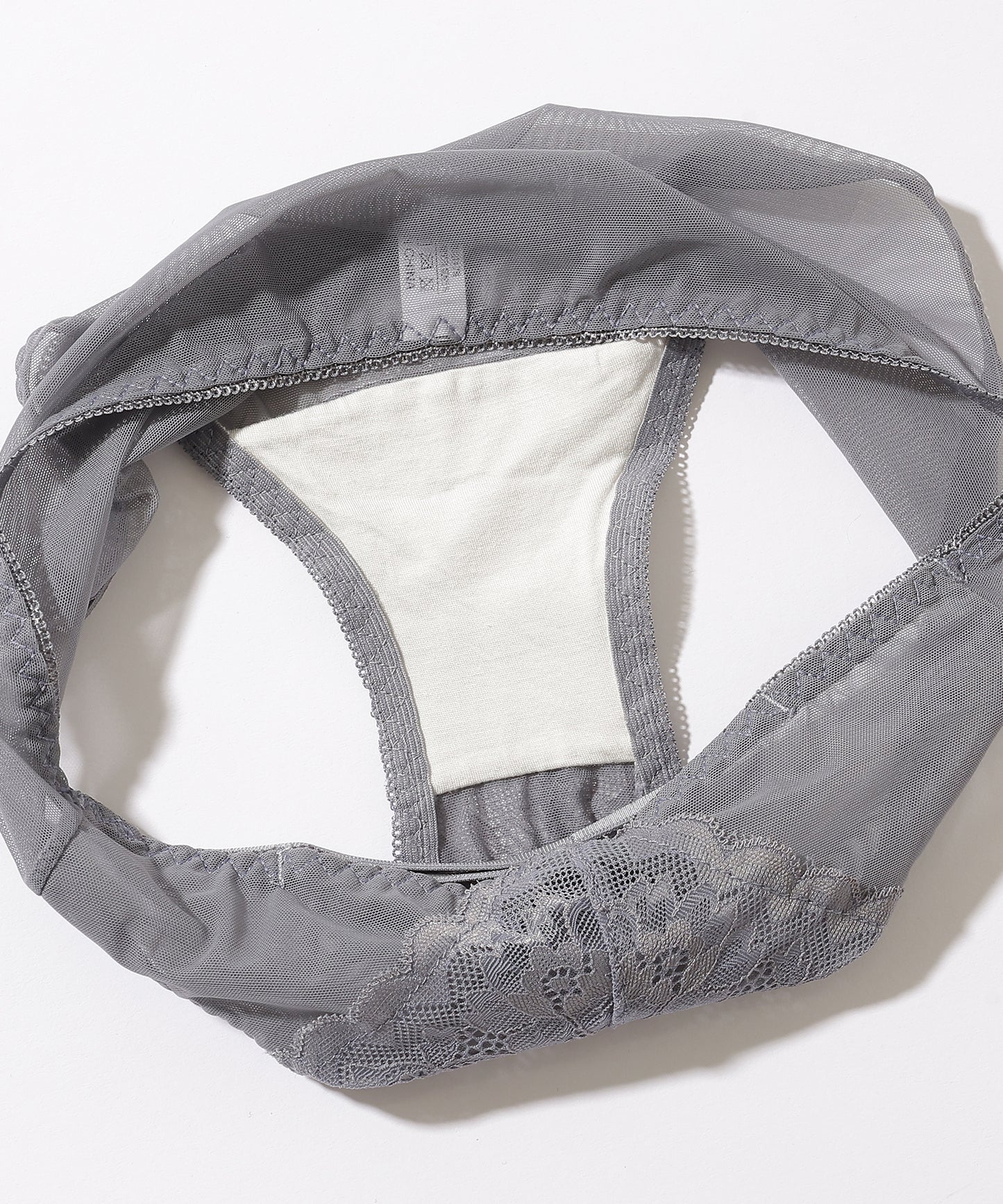 【2点セット】カットアウト スカラップ レース ブラジャー&ショーツ