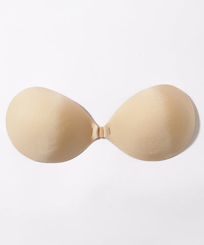 3D パッド付き ヌード シリコン ブラジャー