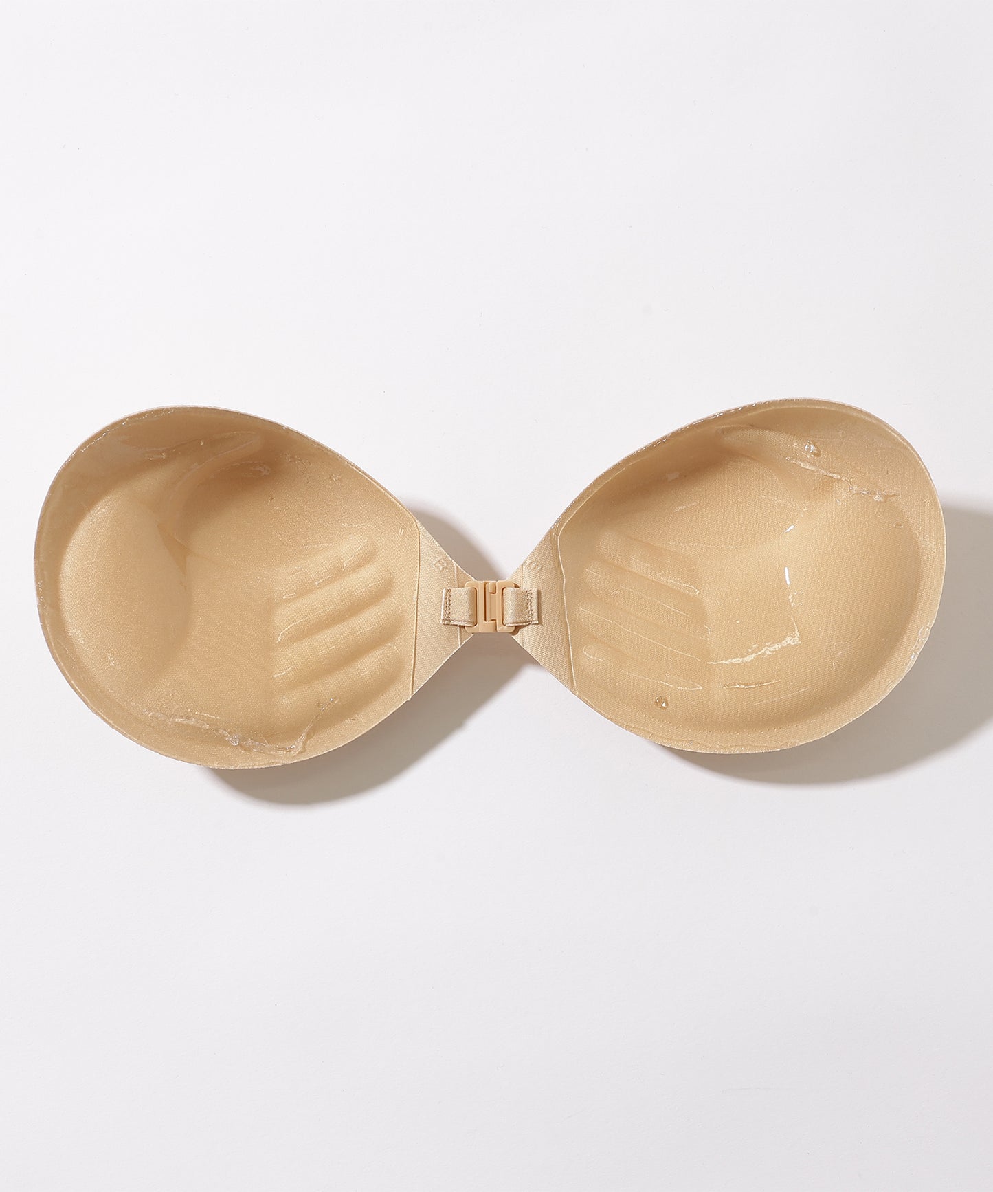 3D パッド付き ヌード シリコン ブラジャー