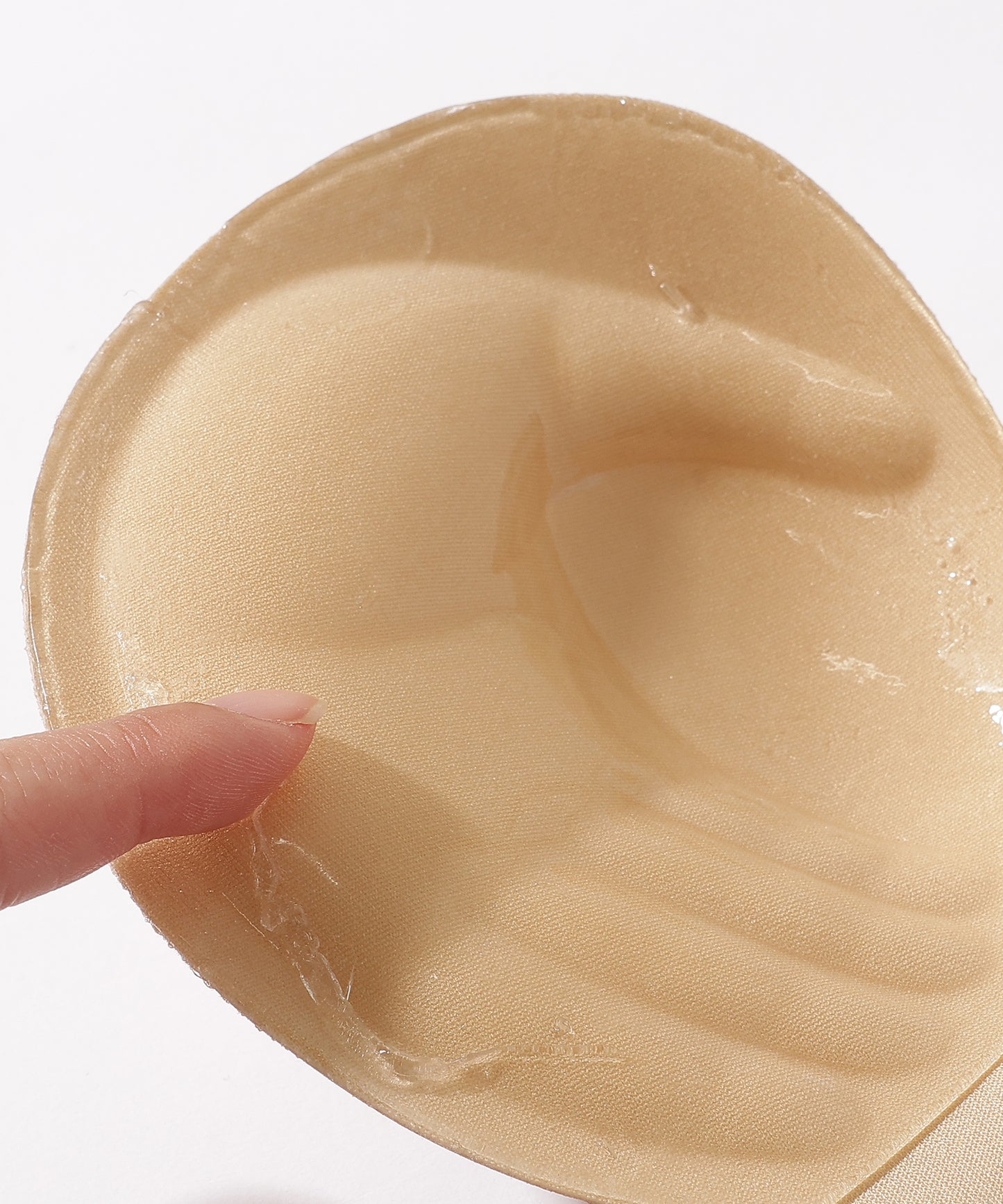 3D パッド付き ヌード シリコン ブラジャー