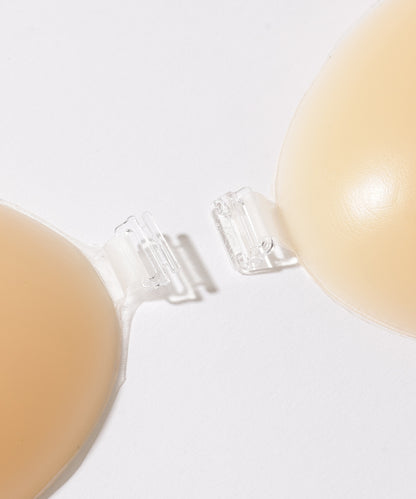 フロントホック付き ノンワイヤー ソフト ヌード ブラ