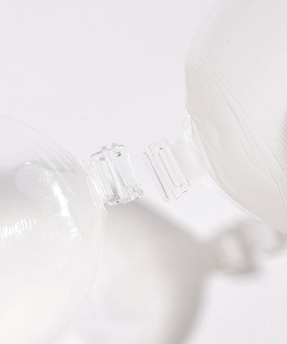 フロントホック ソフト クリア ヌード ブラ