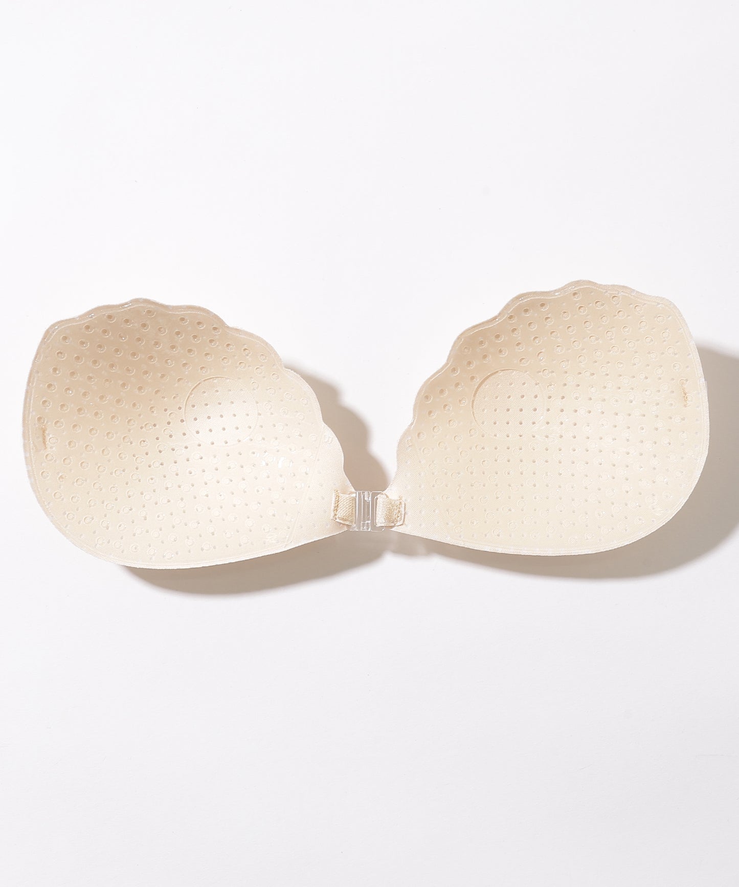 フロント ホック ボタニカル柄 ヌード ブラジャー