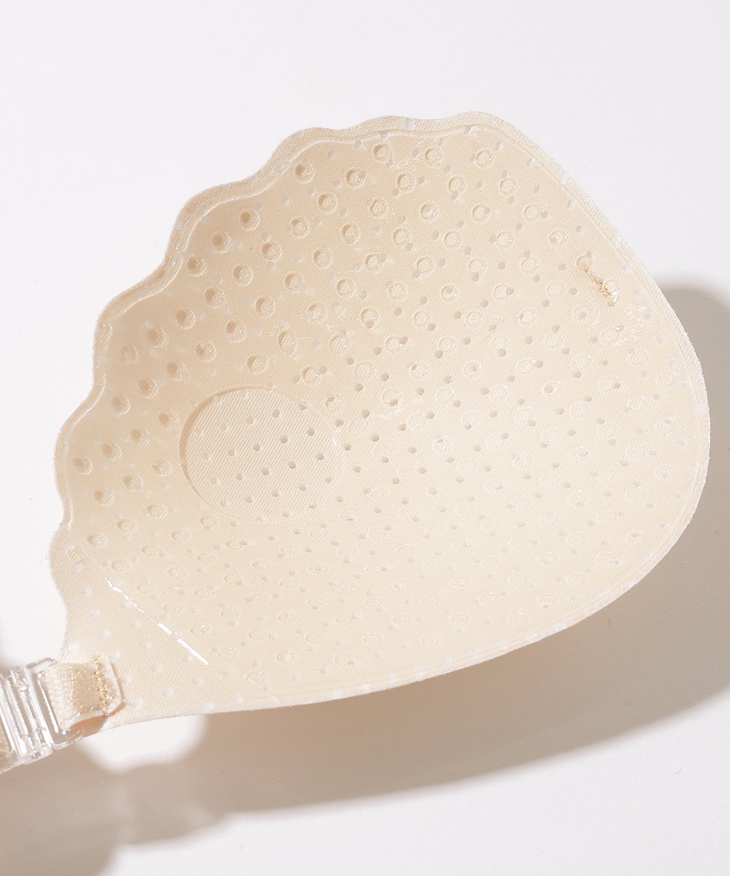 フロント ホック ボタニカル柄 ヌード ブラジャー