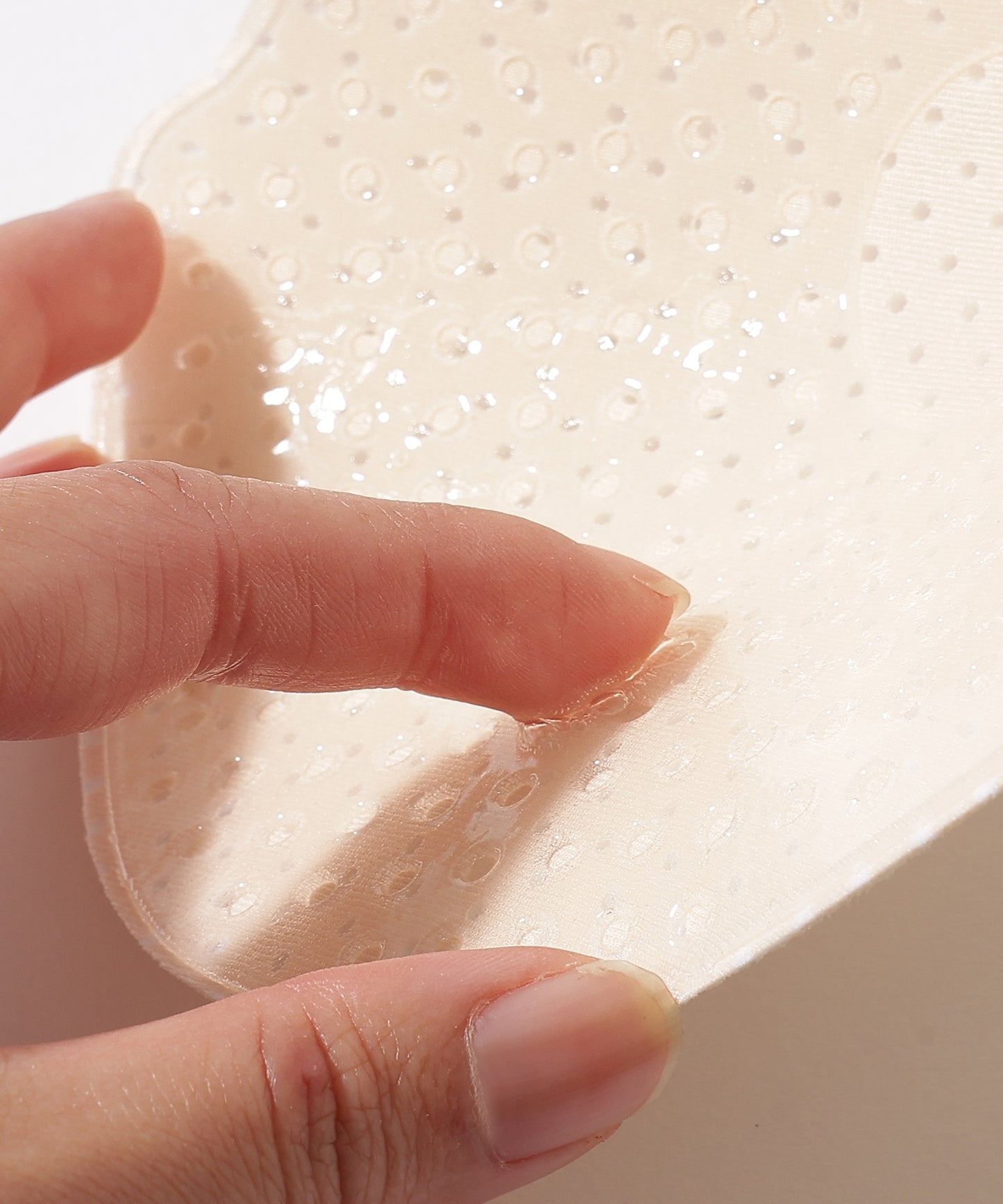 フロント ホック ボタニカル柄 ヌード ブラジャー