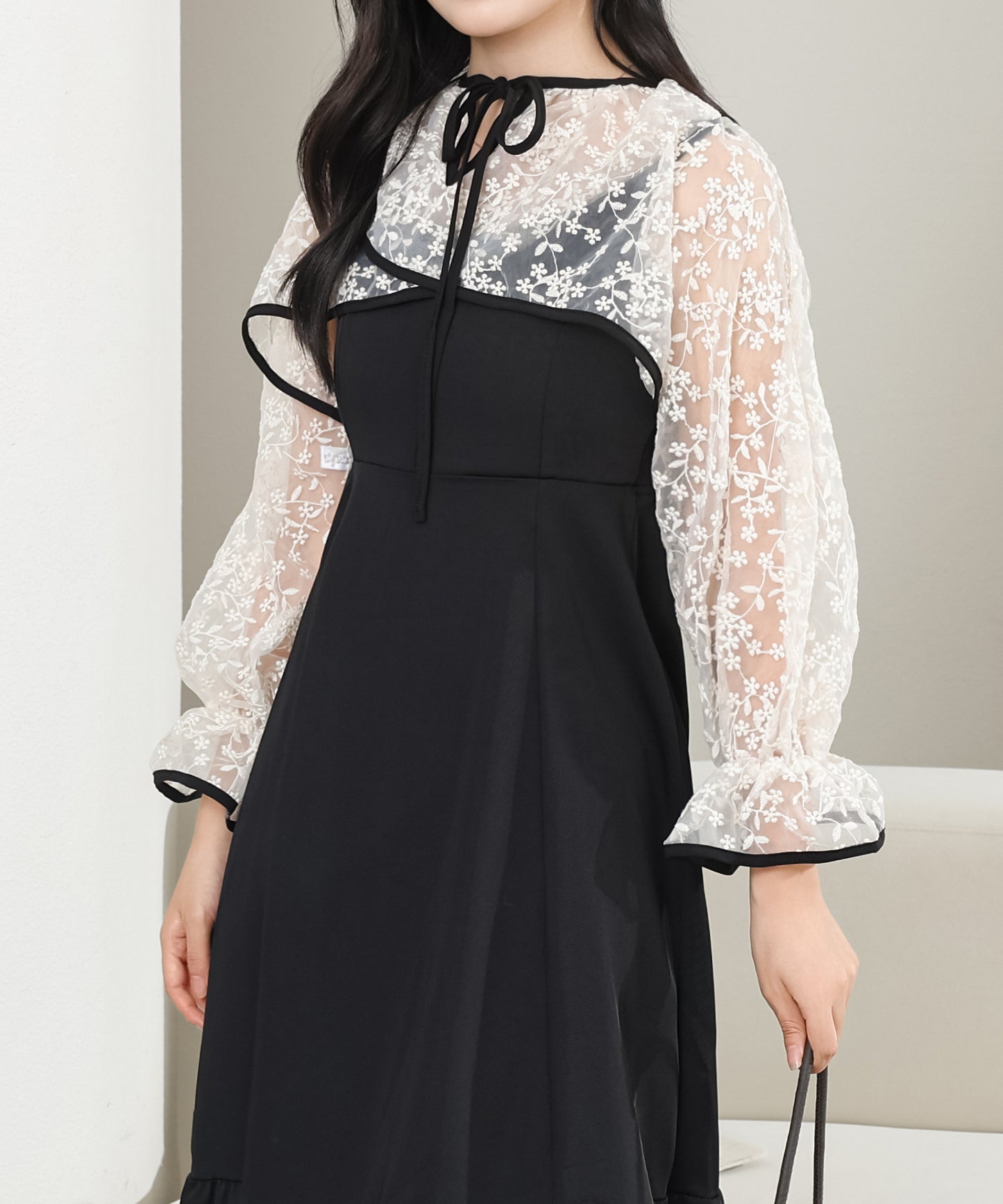 レース ボレロ付き 2WAY キャミソール ワンピース