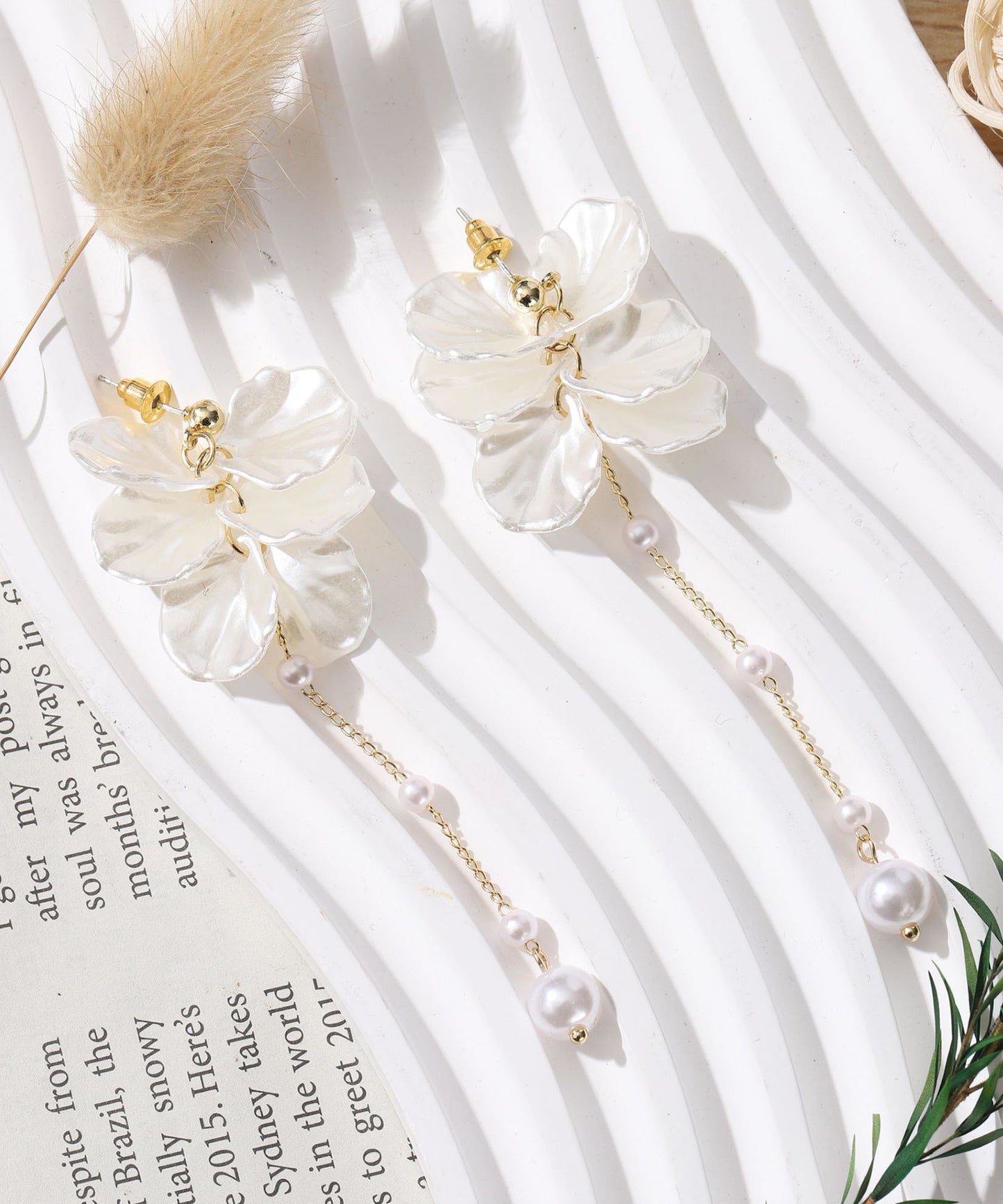 パール モチーフ バラエティ デザイン ピアス