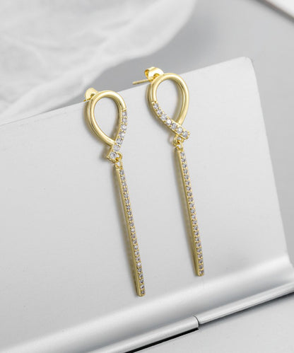 パール / ビジュー チェーン スウィング ロング ピアス