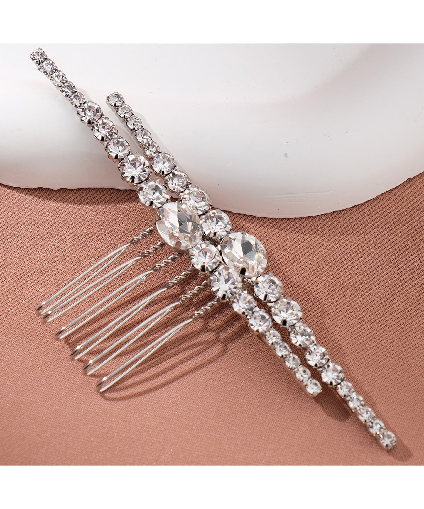 ビジュー バラエティ デザイン ウエディング ヘアコーム