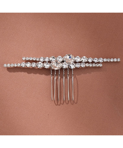 ビジュー バラエティ デザイン ウエディング ヘアコーム