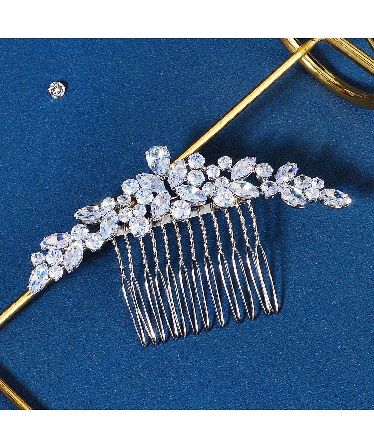 ビジュー バラエティ デザイン ウエディング ヘアコーム