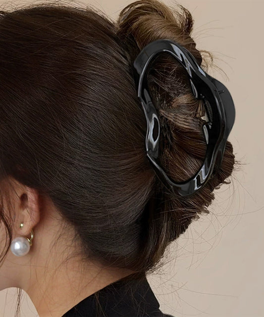 ニュアンス ウエーブ オーバル ヘア バンスクリップ