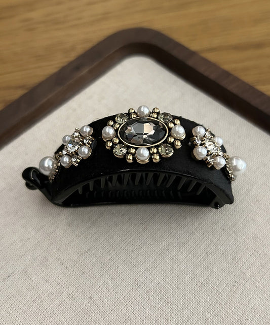 パール × ビジュー クラシカル ヘア クリップ