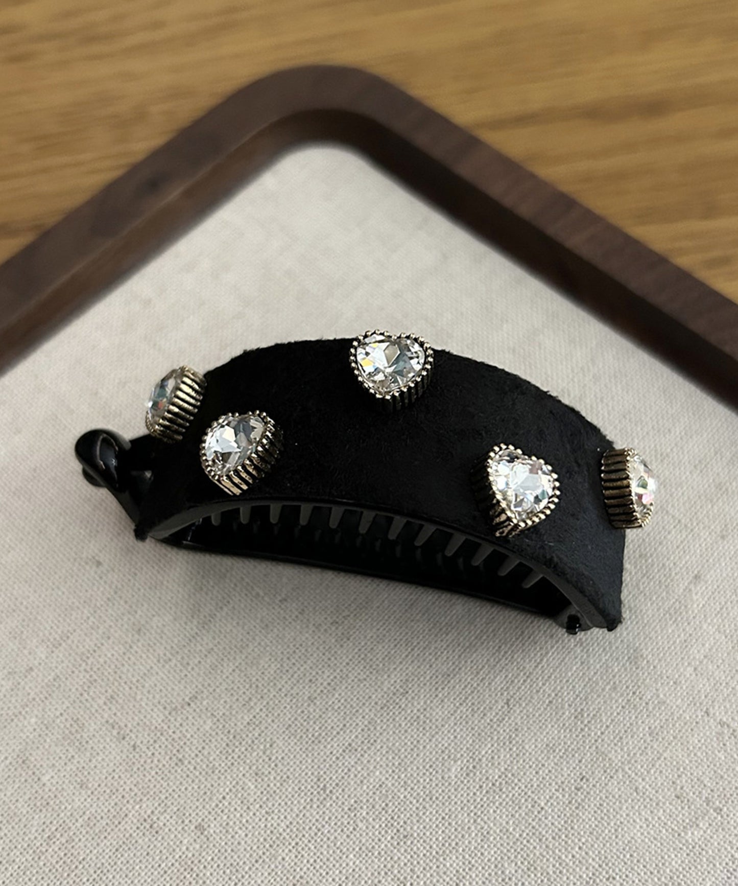 パール × ビジュー クラシカル ヘア クリップ