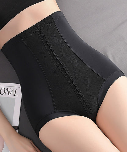 フロント レース ハイウエスト ガードル ショーツ