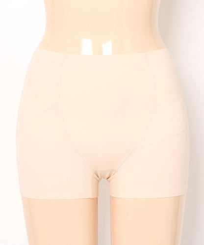 ミドル丈 ベーシック クロス ストレッチ ガードル ショーツ