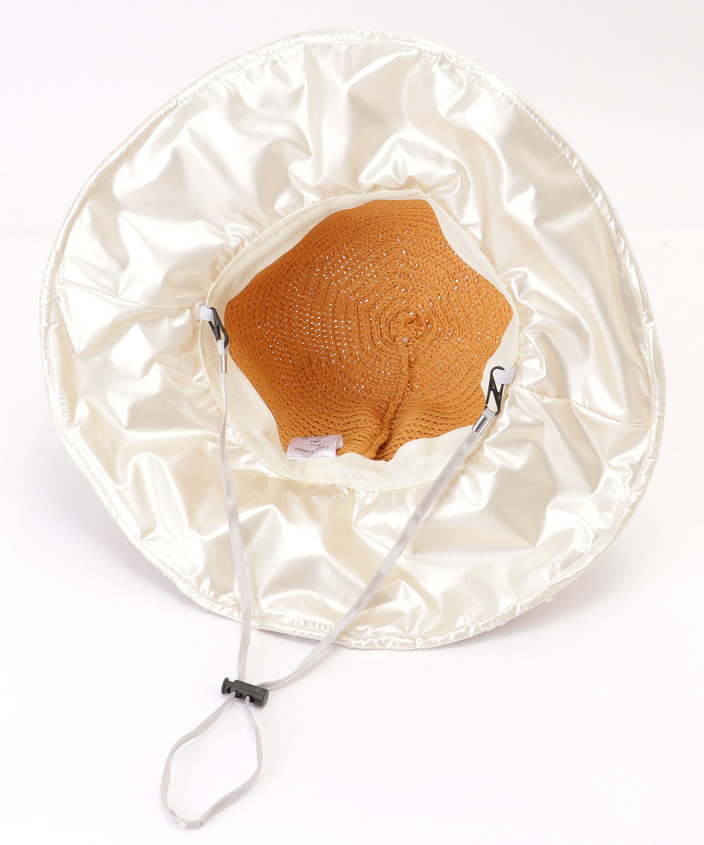 花柄 レース レイヤード リボン ハット