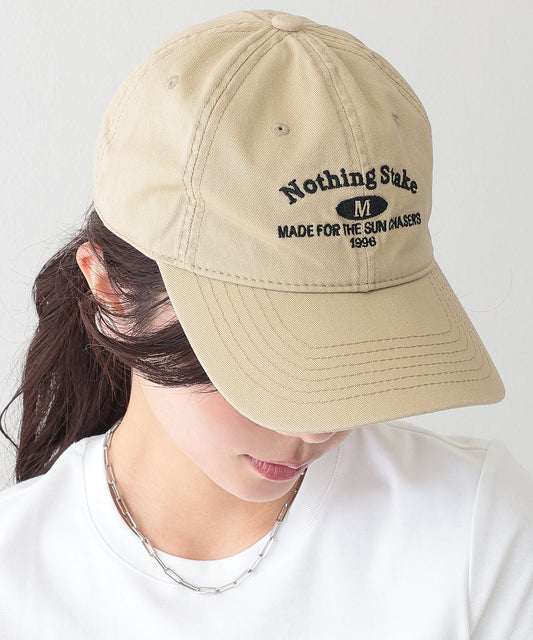 配色 ロゴ 刺繍 ベースボール キャップ