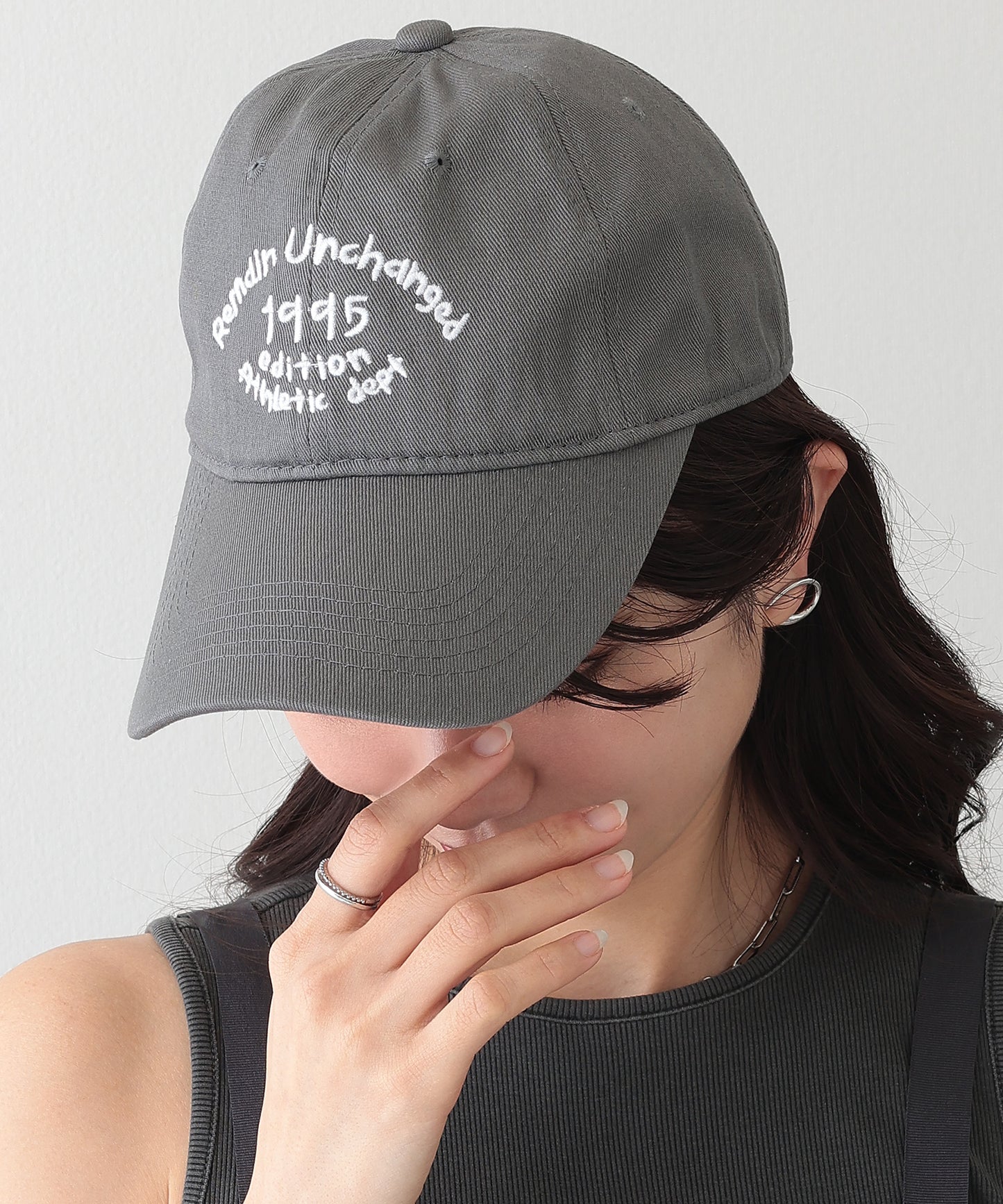 配色 ナンバー 刺繍付き ベースボール キャップ