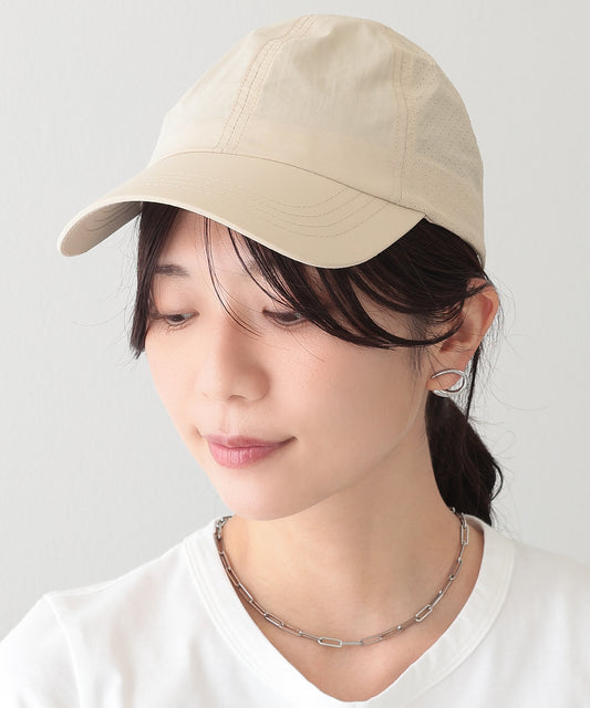 ソリッドカラー サイド メッシュ ベーシック キャップ