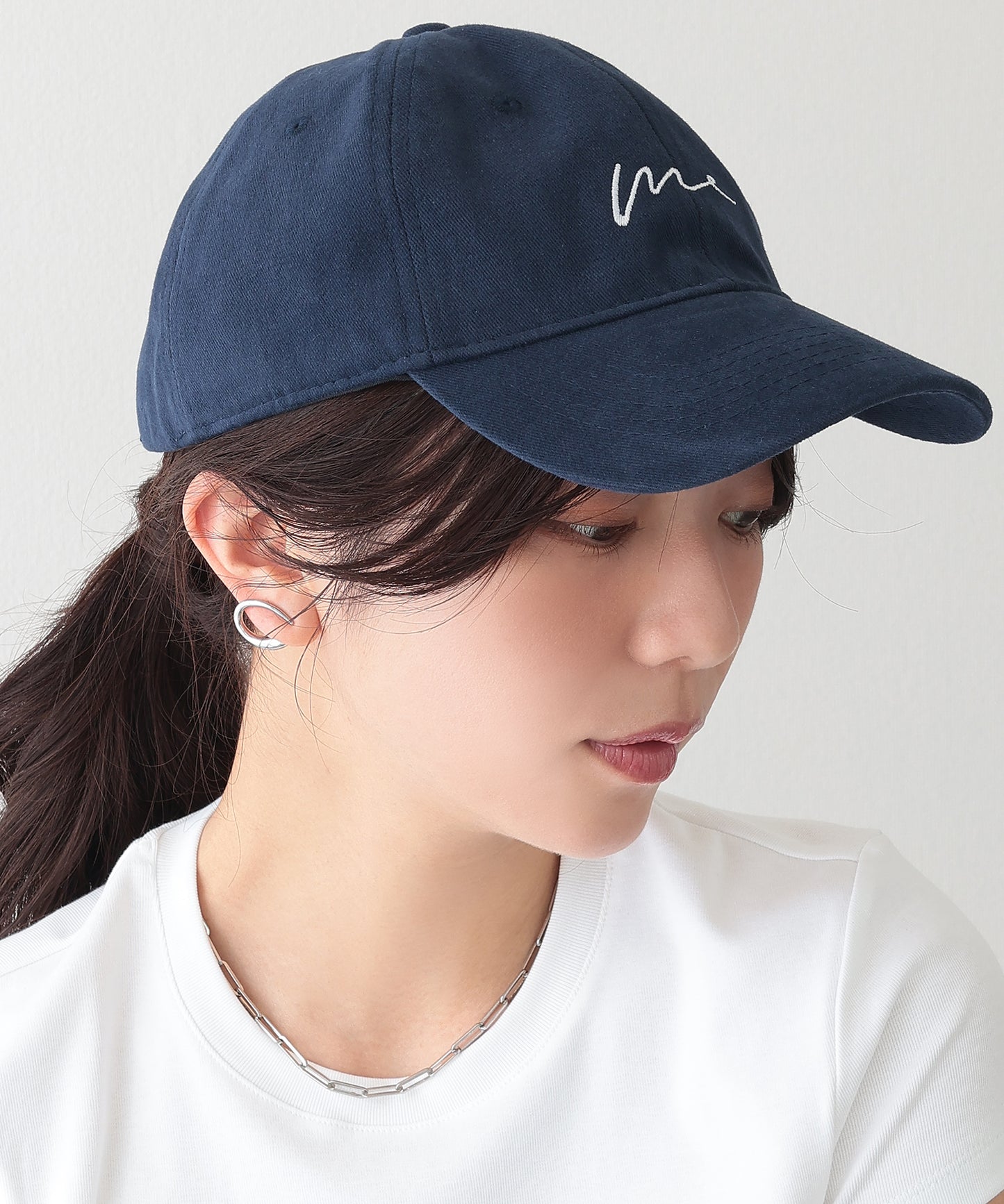 レター 刺繍 ベーシック ベースボール キャップ