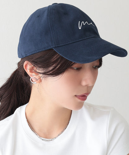 レター 刺繍 ベーシック ベースボール キャップ