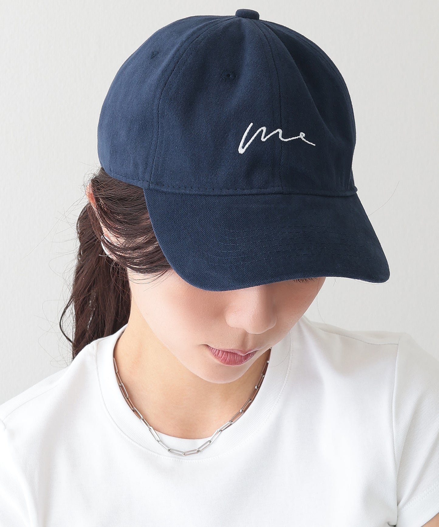 レター 刺繍 ベーシック ベースボール キャップ