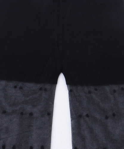 【5足セット】 フレンチ ドット シアー ラッセルタイツ