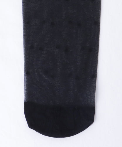 【5足セット】 フレンチ ドット シアー ラッセルタイツ