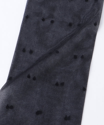 【5足セット】 フレンチ ドット シアー ラッセルタイツ