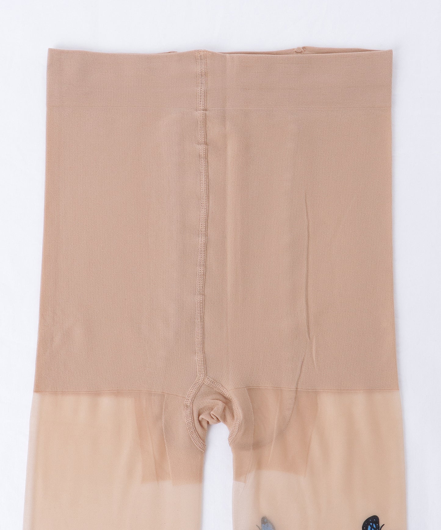 【3足セット】 配色 バタフライ ドット シアー タイツ