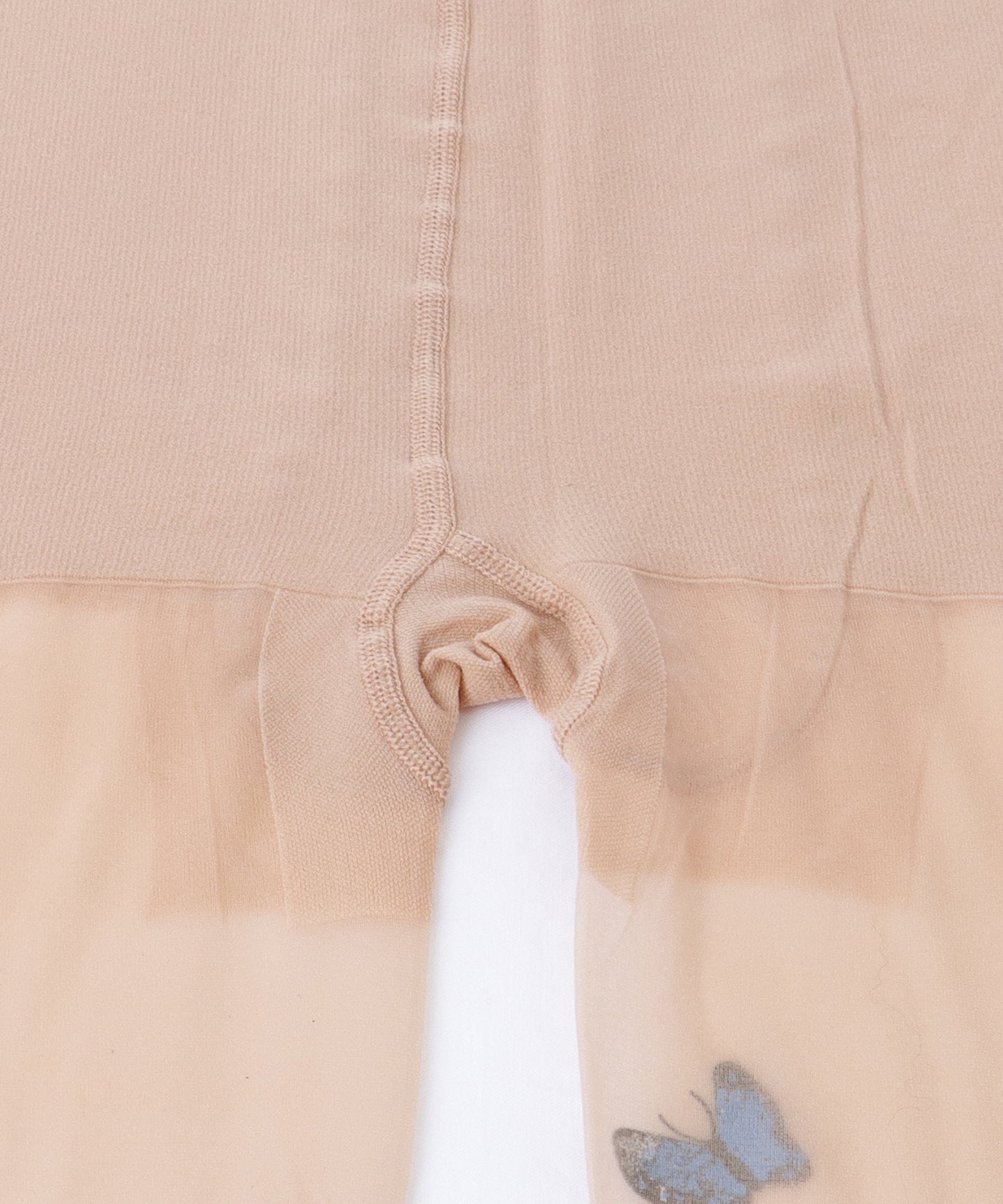 【3足セット】 配色 バタフライ ドット シアー タイツ