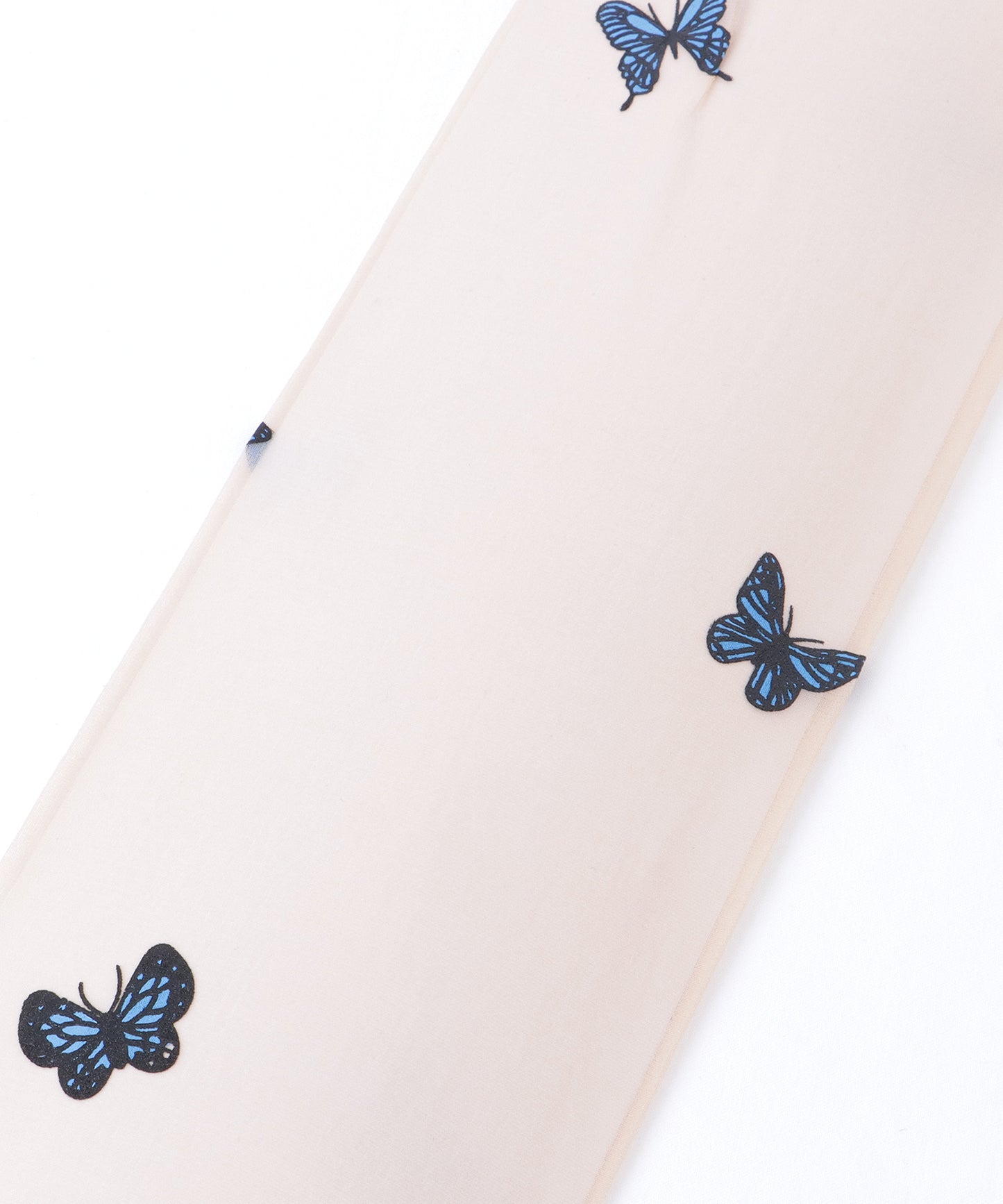 【3足セット】 配色 バタフライ ドット シアー タイツ