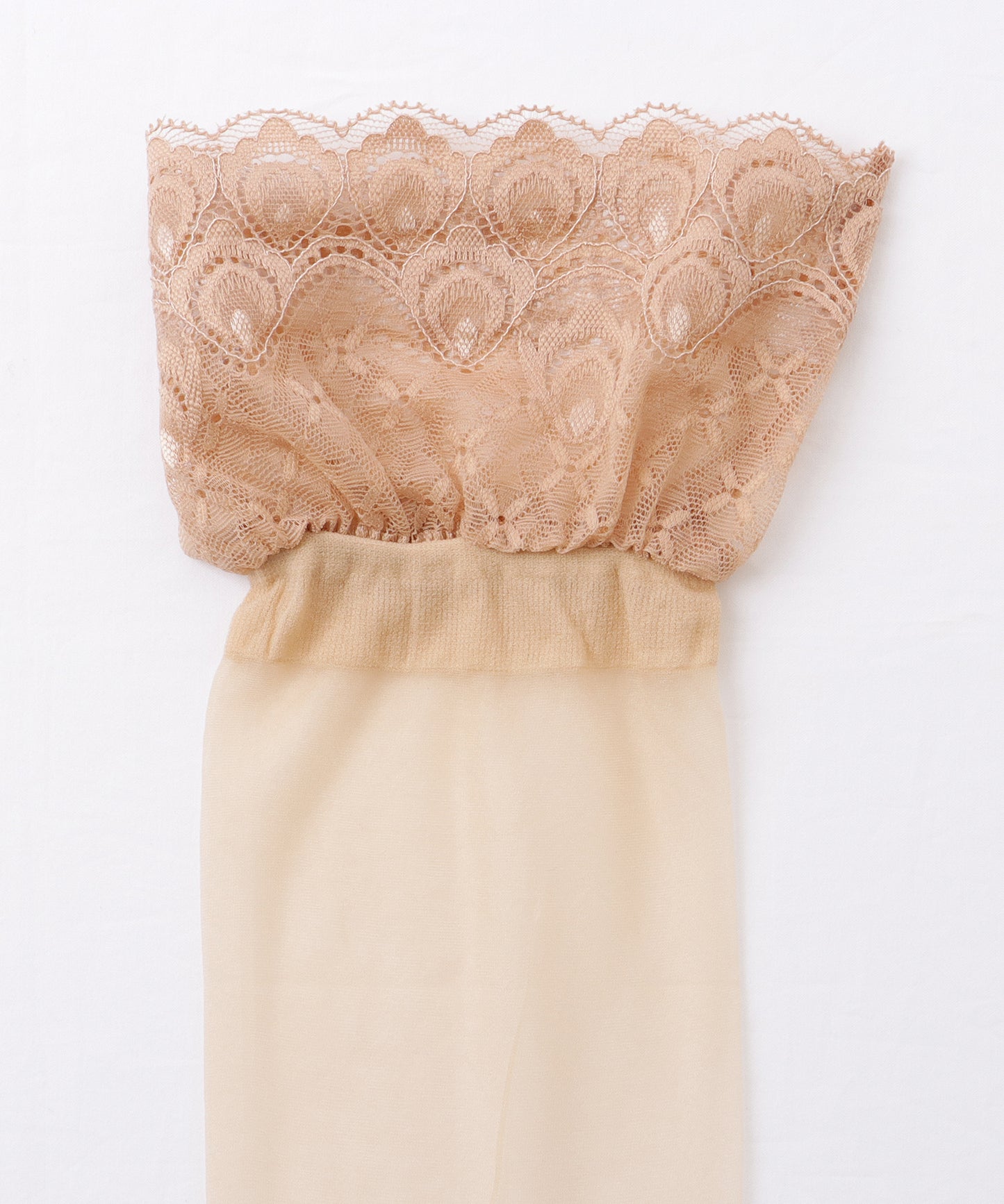 【3足セット】 レース ドッキング ニーハイ シアー ストッキング