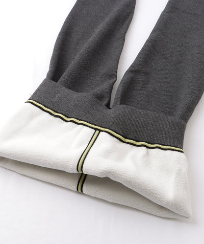 裏ボア 保温 厚手 ニット レギンス