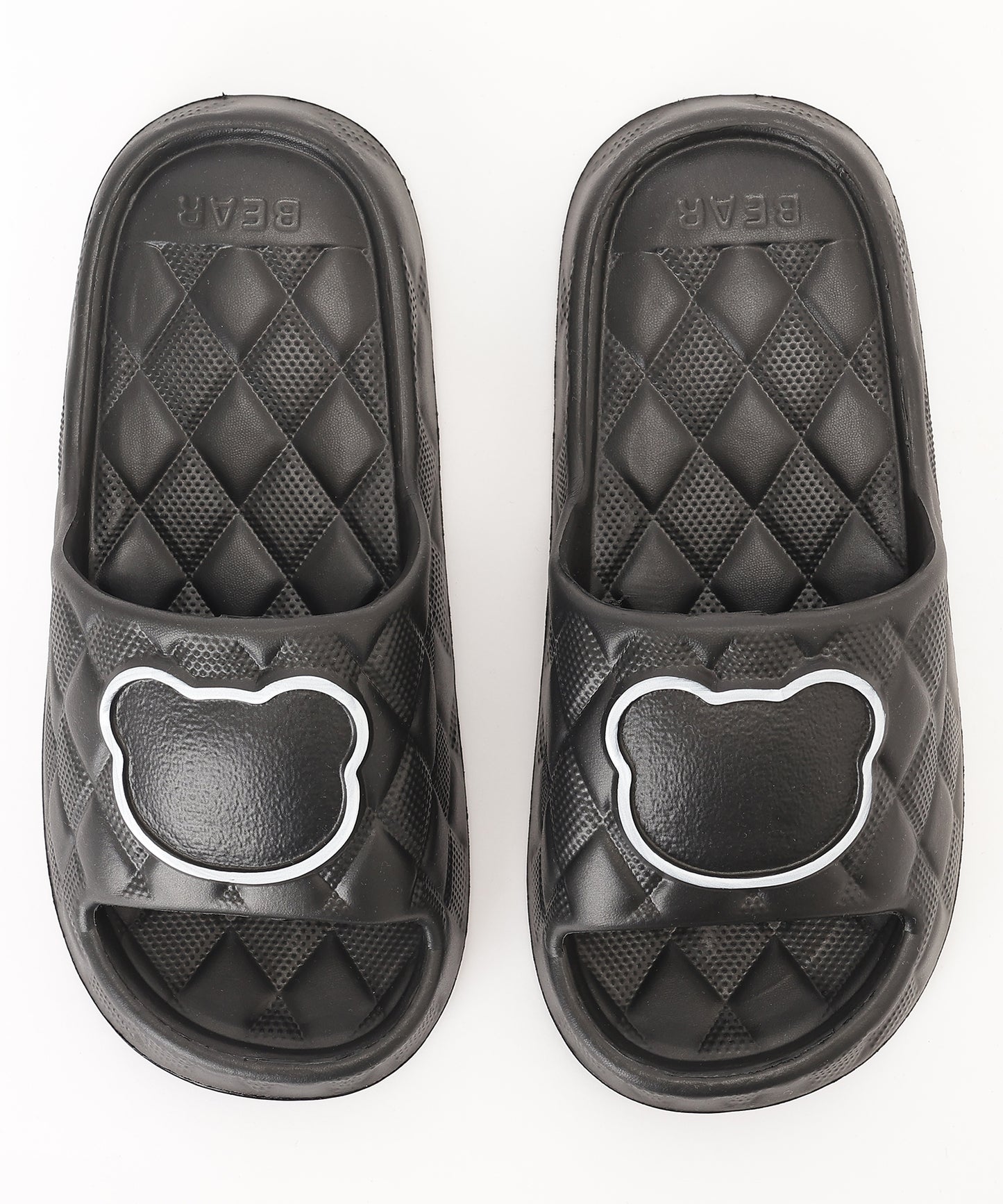 ベア キルティング風 EVA スリッパ サンダル シューズ