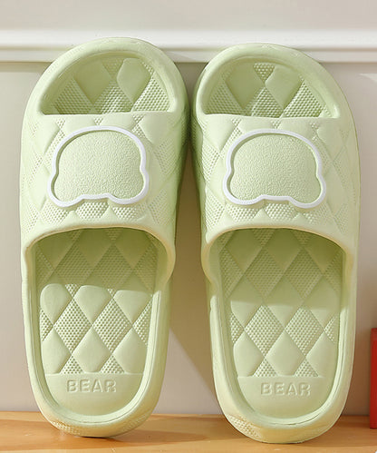 ベア キルティング風 EVA スリッパ サンダル シューズ