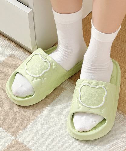 ベア キルティング風 EVA スリッパ サンダル シューズ