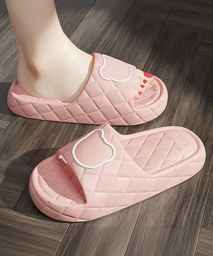 ベア キルティング風 EVA スリッパ サンダル シューズ