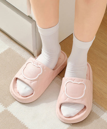 ベア キルティング風 EVA スリッパ サンダル シューズ