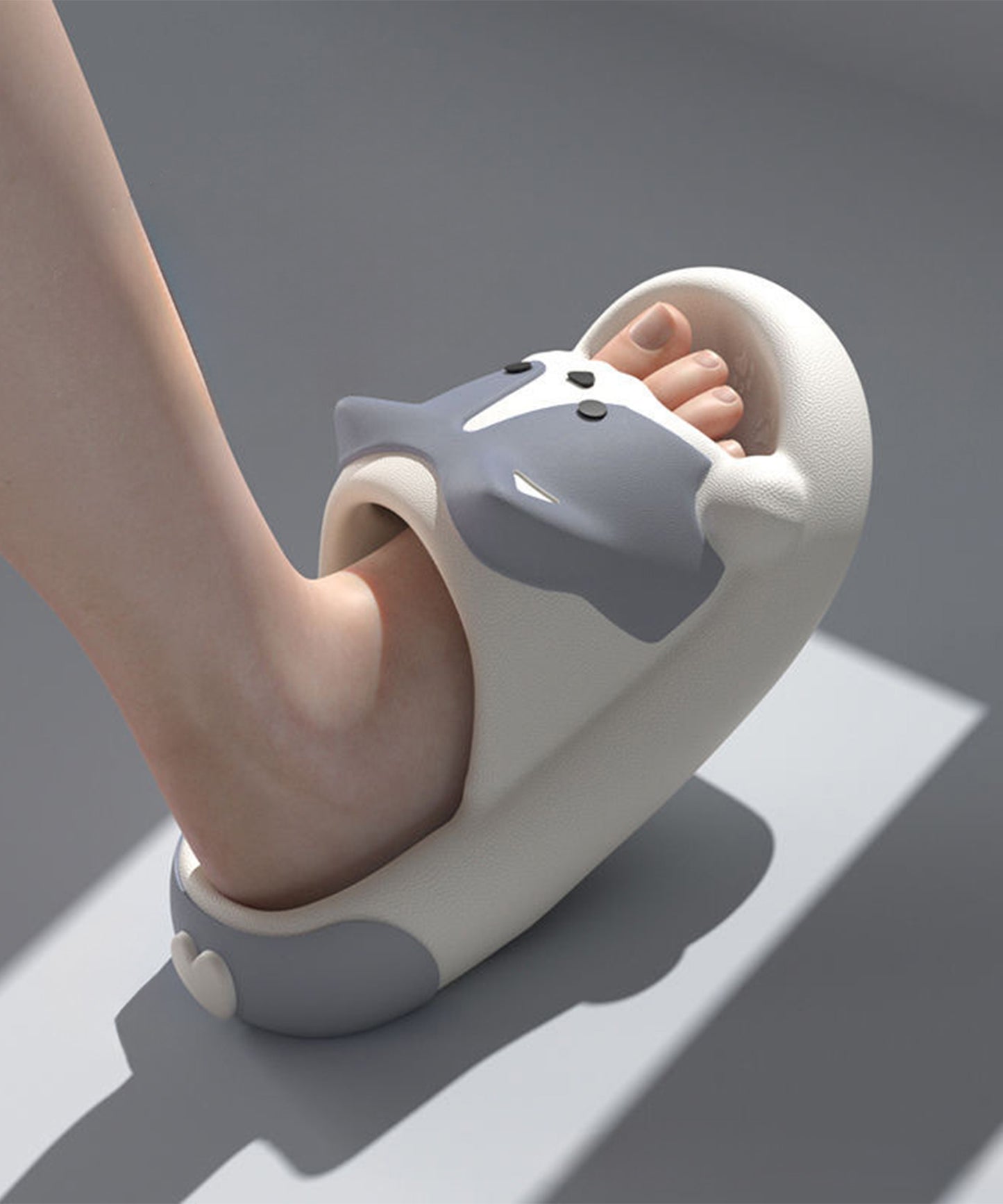 ドッグ フェイス EVA スライド 厚底 サンダル