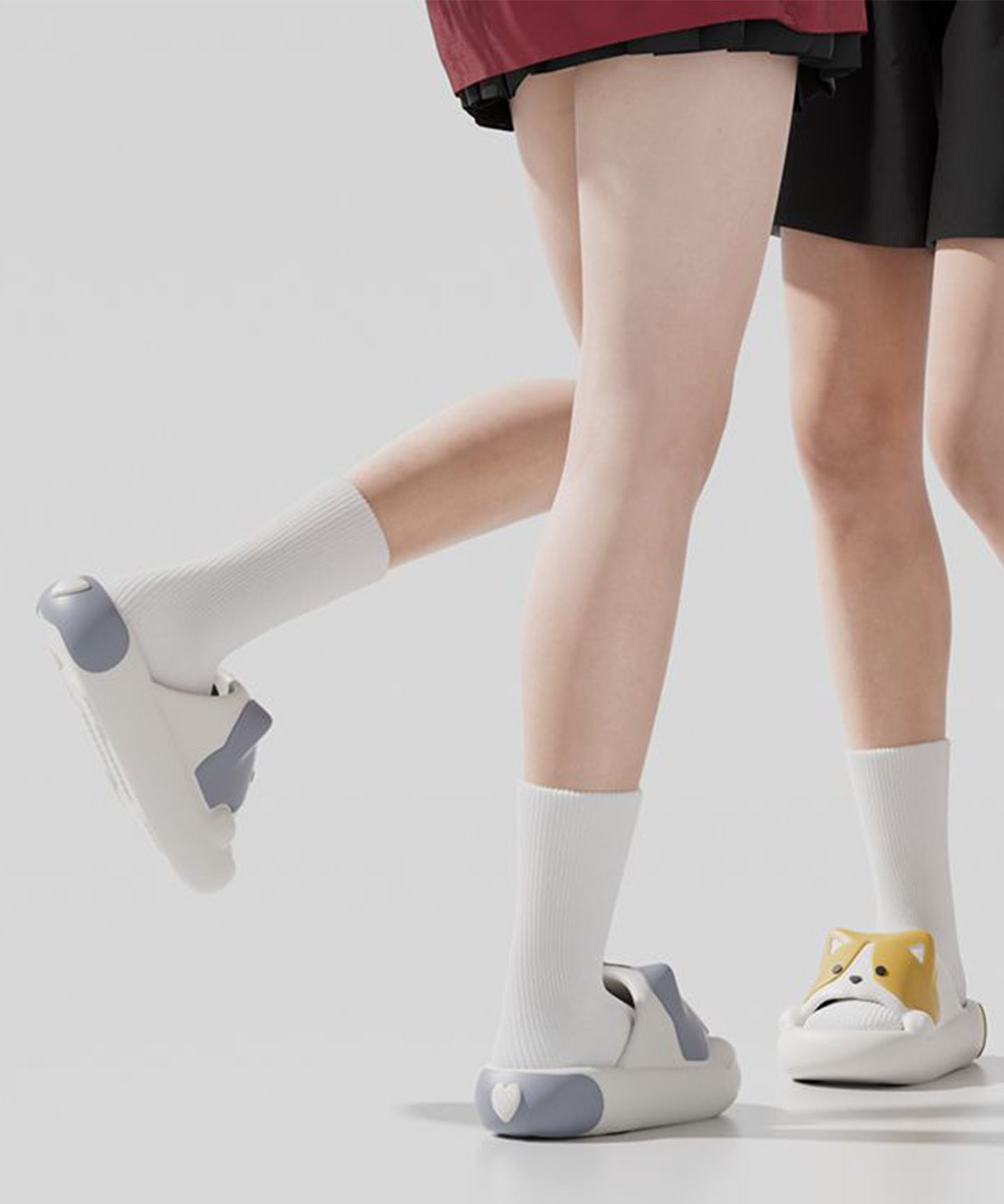 ドッグ フェイス EVA スライド 厚底 サンダル