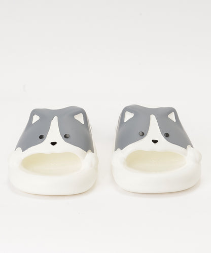 ドッグ フェイス EVA スライド 厚底 サンダル