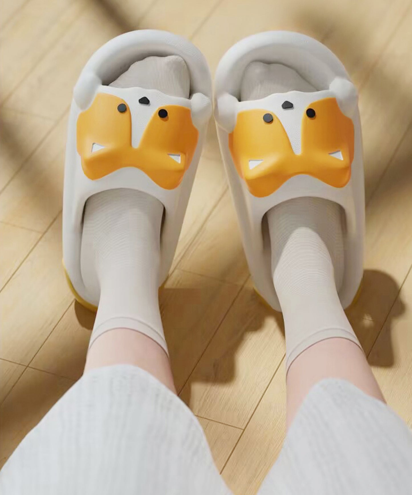 ドッグ フェイス EVA スライド 厚底 サンダル